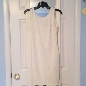 White bodycon dress